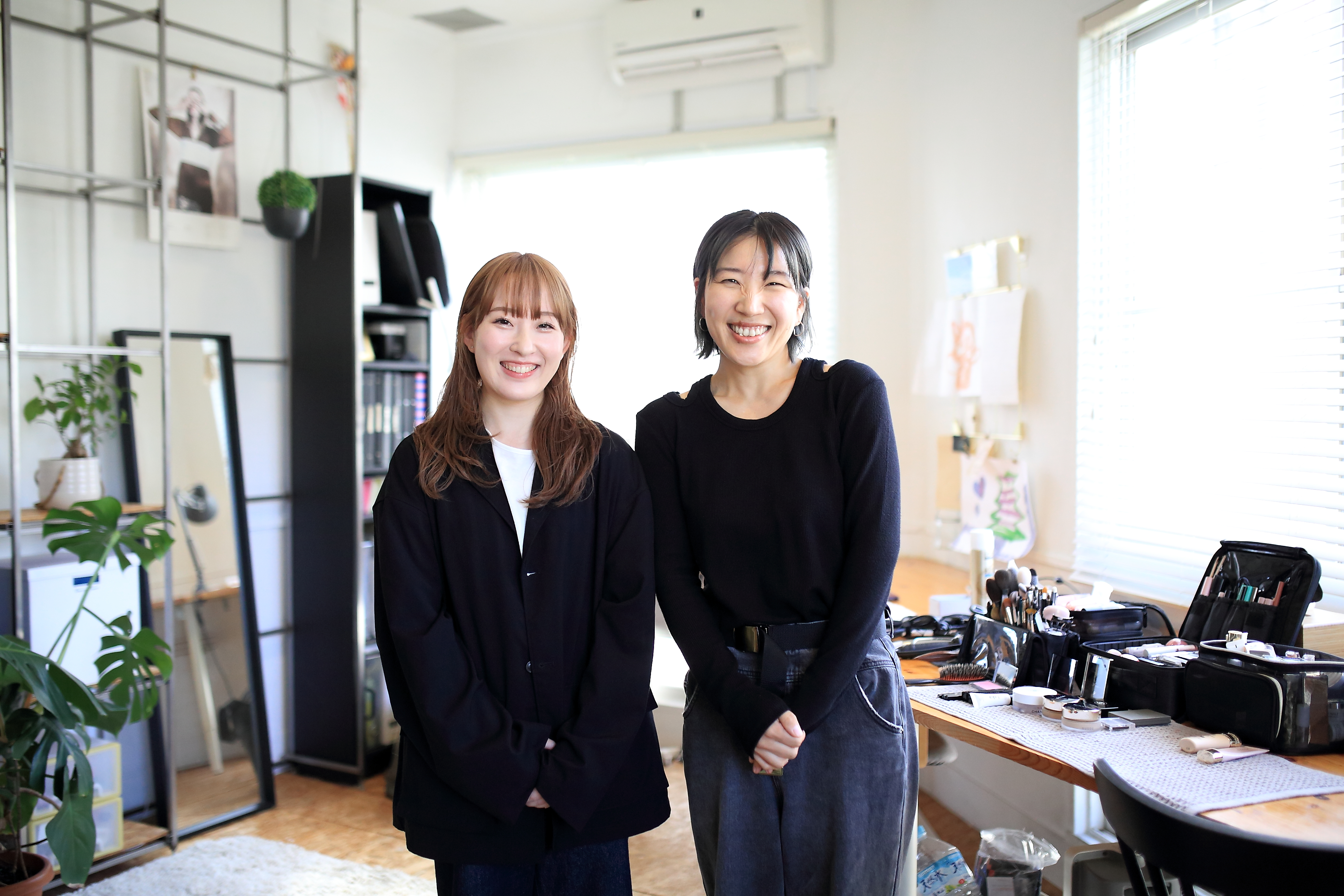 写真右：金田さん　写真左：松田